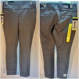 NWT GLORIA VANDERBILT PULLON SKINNY KNIT CORDUROY MID.RISE DIZE LARGE